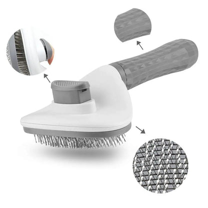 Pet Dog Brush Cat Comb Self Cleaning Pet Hair Remover Brush for Dogs Cats Grooming Tools Pets Dematting Comb Dogs Accessories
